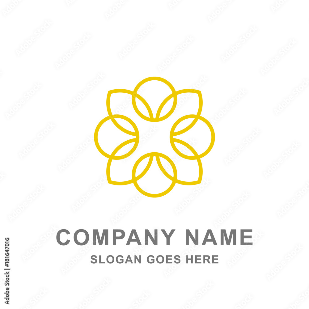 Flower Islamic Ornament Boutique Yoga Spa Logo Vector Icon Flower Islamic Ornament Boutique Yoga Spa Logo Vector Icon