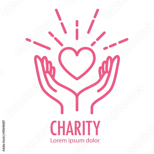 Logo template for charity
