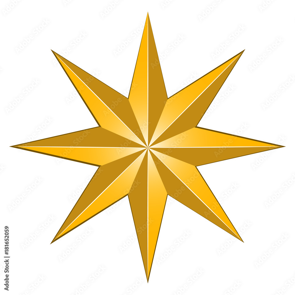 Obraz premium Isolated star shape