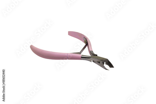 Nail clippers stainless steel isolated on white background with clipping path. © aaor_2550
