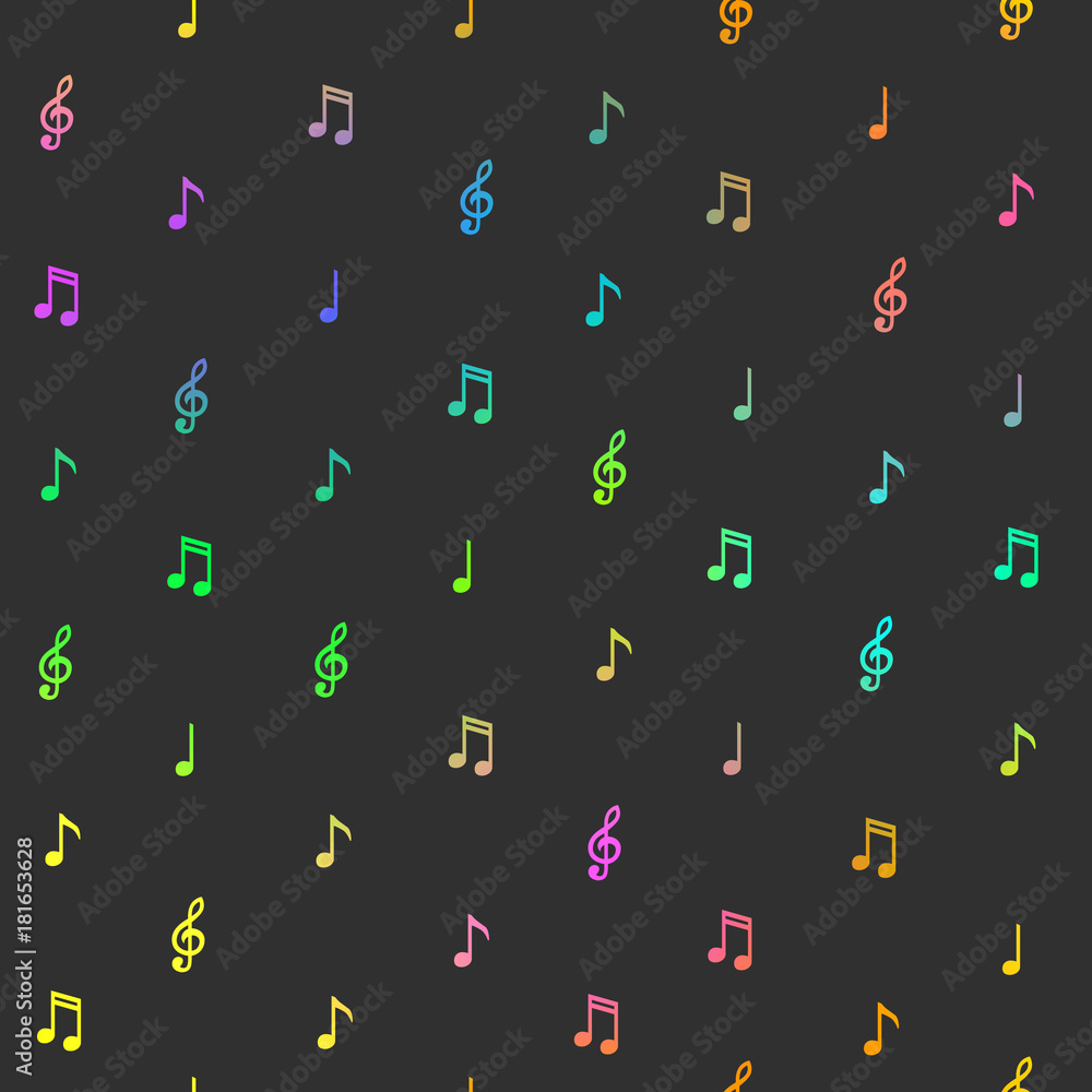 seamless pattern with notes seamless pattern with notes