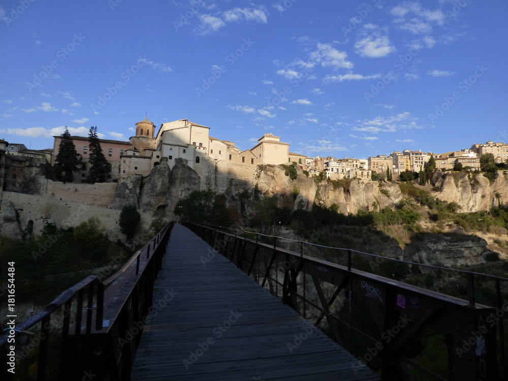Casas colgadas de Cuenca (Castilla La Mancha, España)  Ciudad Patrimonio de la Humanidad
