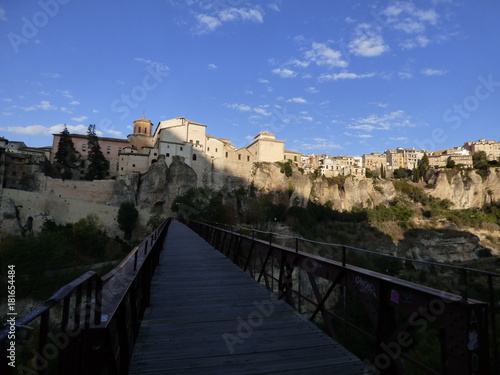 Casas colgadas de Cuenca (Castilla La Mancha, España) Ciudad Patrimonio de la Humanidad