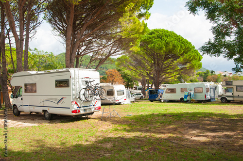 Campers at the campsite