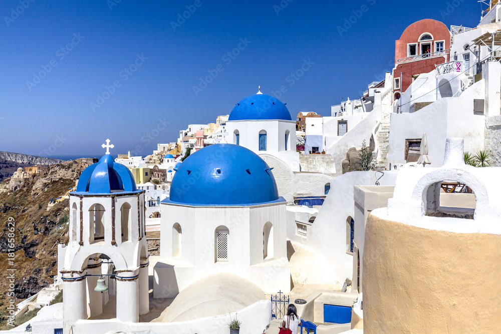 Fototapeta premium oia santorini grecja