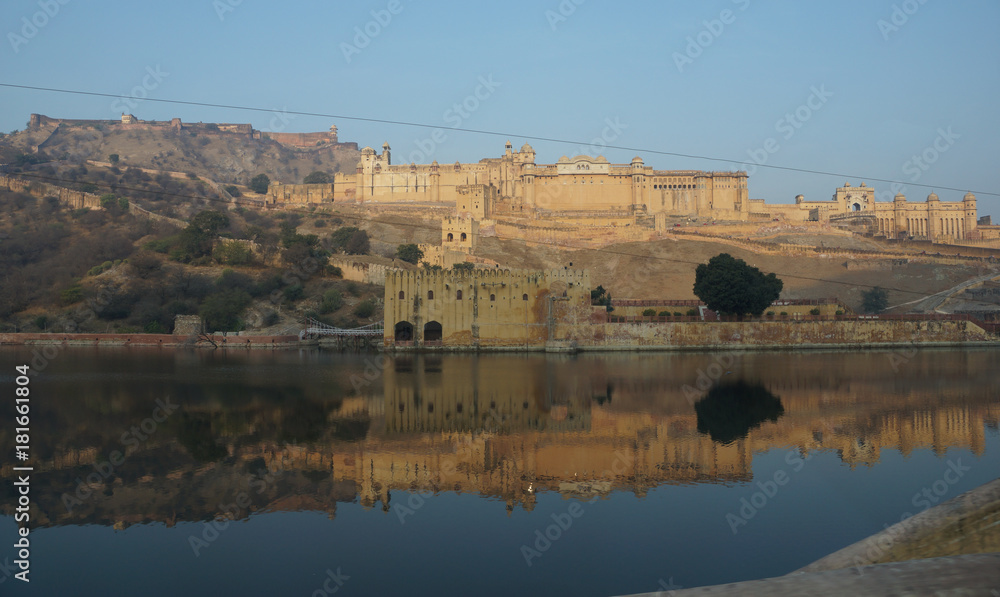 Elephant Walk up to ancient castle in Jaipur, India Elephant Walk up to ancient castle in Jaipur, India