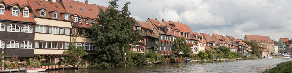 Bamberger Stadtansicht mit Regnitz