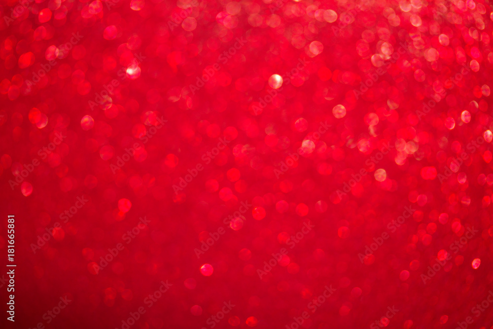 Christmas festives glittering defocused red background with bokeh lights Christmas festives glittering defocused red background with bokeh lights