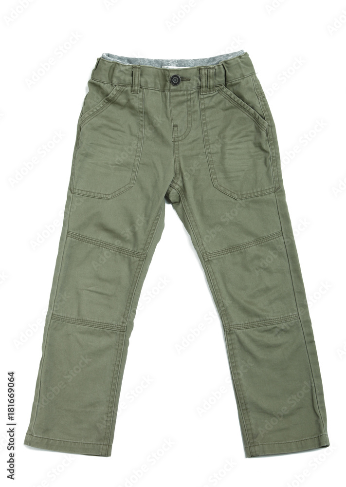 Green pants for the boy Green pants for the boy