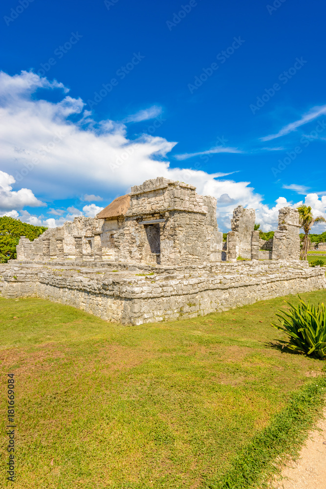 Mayan Ruins of Tulum. Tulum Archaeological Site. Mexico.
