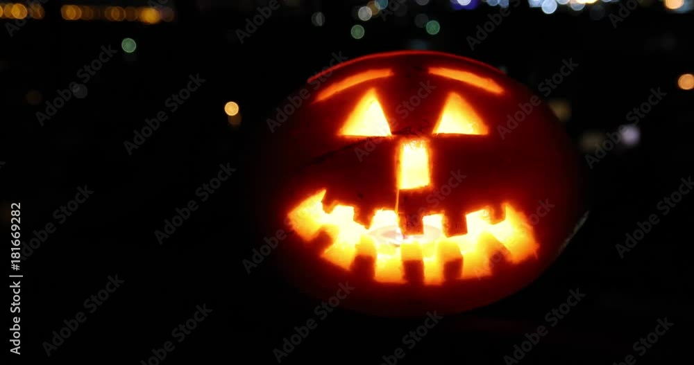 Candlelight halloween pumpkin head Candlelight halloween pumpkin head