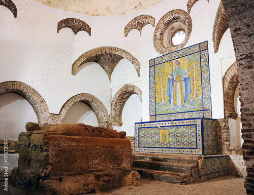 La Capilla de los Maestres del Monasterio de Tentudía, Calera de León, Badajoz, España photo