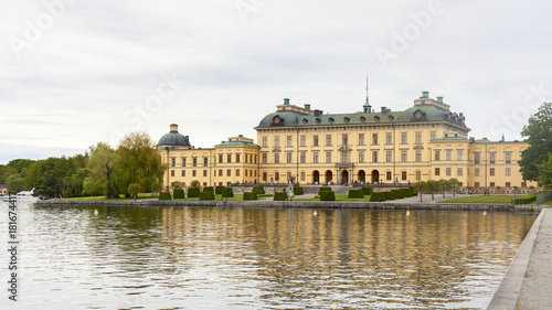 drottninghlom palace view in the city of Stockholm