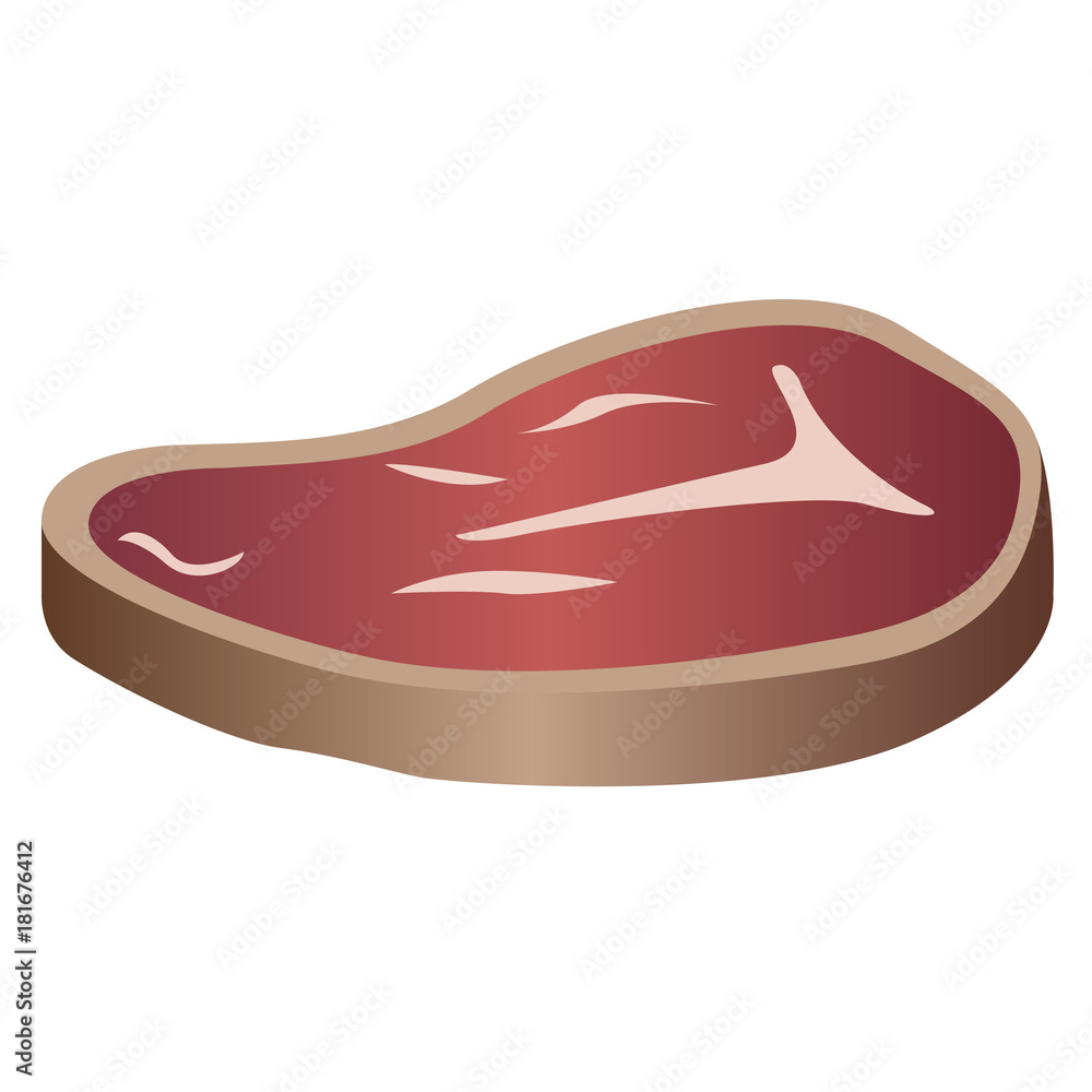 Isolated meat icon Isolated meat icon