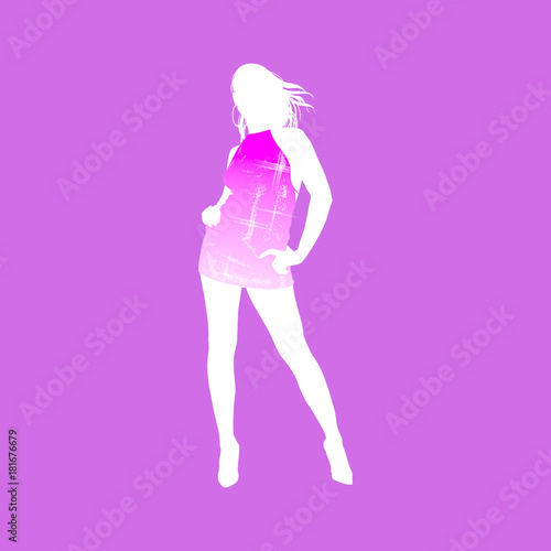 woman dance silhouette