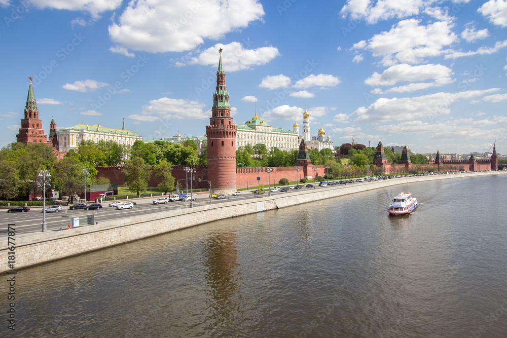 Moscow Kremlin wall, Russia