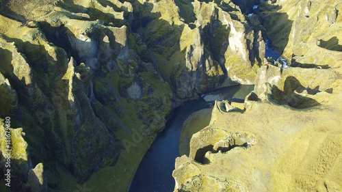 Iceland landscape Canyon