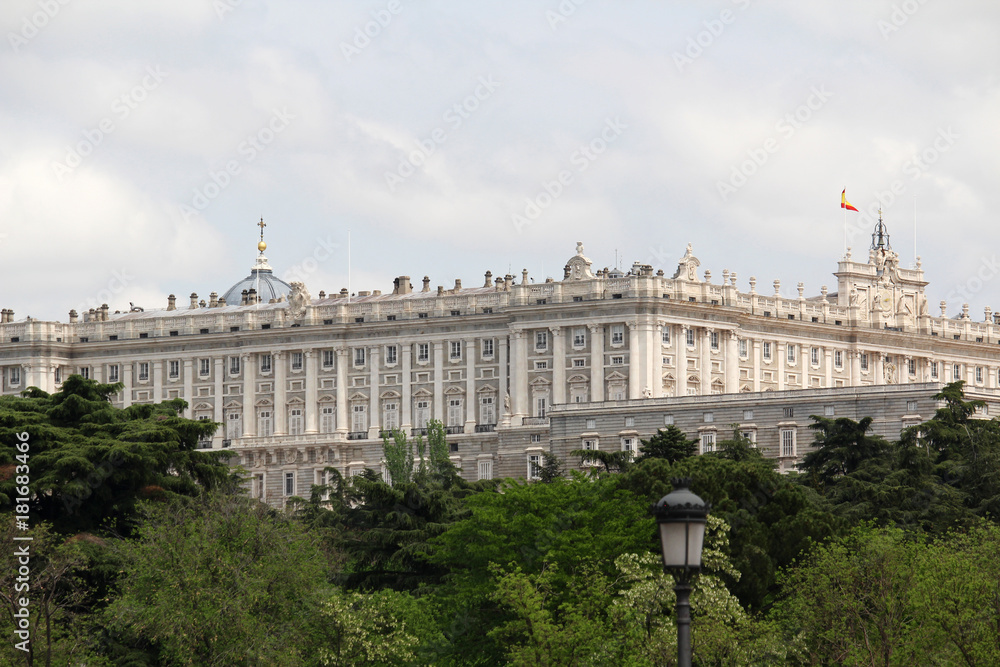Obraz premium The Royal Palace of Madrid, Spain