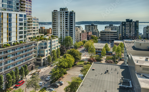 Downtown Seattle Condominiums and the Puget Sound