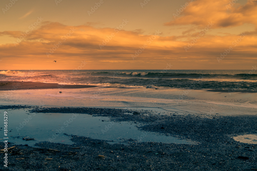 Obraz premium sunset on the sea 
