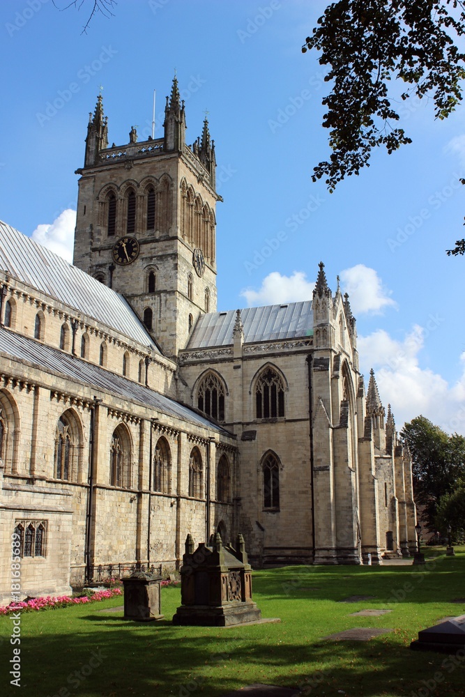 Selby Abbey, Yorkshire, from the south west.