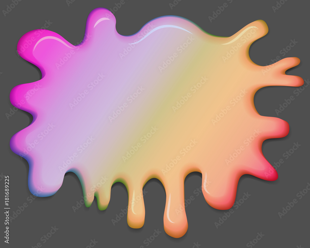 Vector rainbow blot Vector rainbow blot