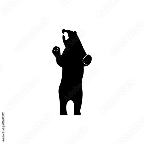 vector bear silhouette