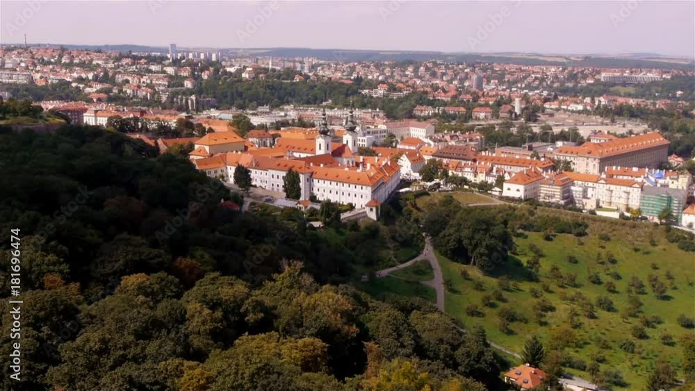 Strahov Monastery in Prague seen from Petrin Hill Strahov Monastery in Prague seen from Petrin Hill