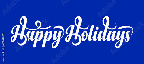 Wallpaper Mural Happy Holidays text Torontodigital.ca