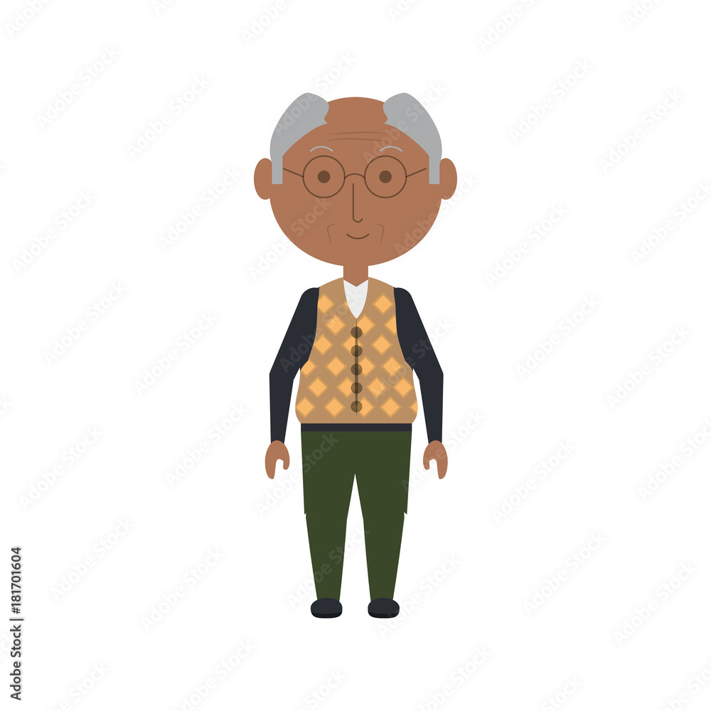 Fototapeta premium elderly man icon