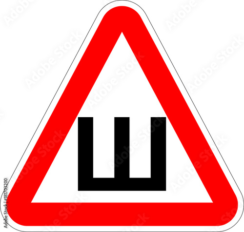warning signs set including stop and prohibitory red isolated vector illustration