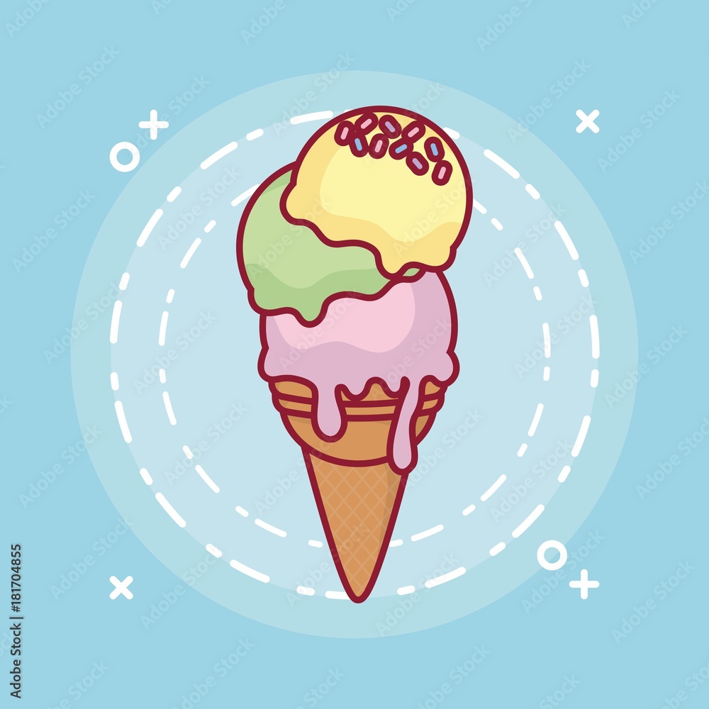 Ice cream design Ice cream design