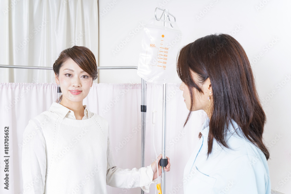 患者と看護師 患者と看護師