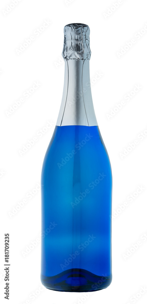 bottle of sparkling wine on a white background champagne bottle. bottle of sparkling wine on a white background champagne bottle.