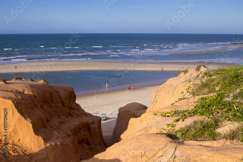 Canoa Quebrada, tropical beach at Ceara, Brazil