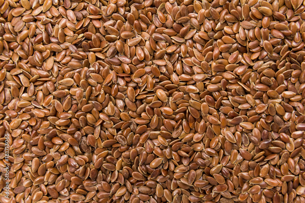 Brown Flax seed. Closeup of grains, background use. Brown Flax seed. Closeup of grains, background use.