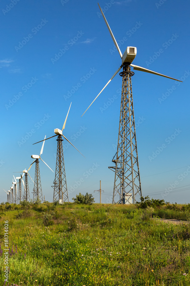 Wind power stations on Crimean peninsula Wind power stations on Crimean peninsula