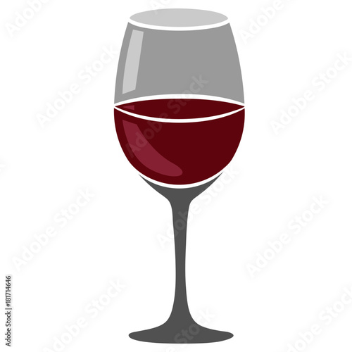 Wine glass vector