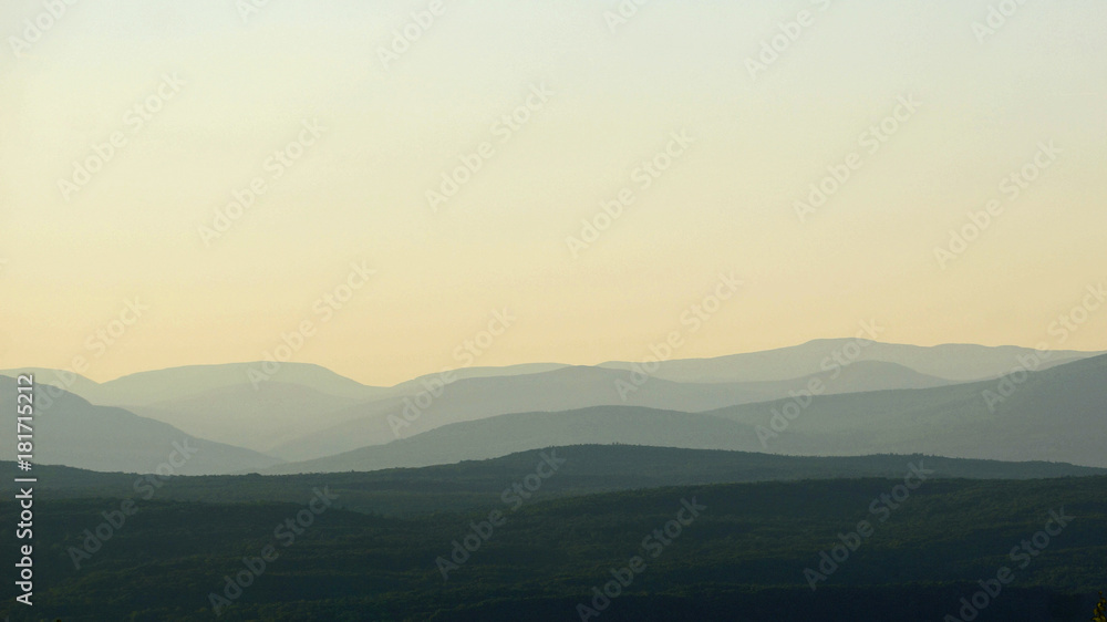 Sunset Mountain Colors Sunset Mountain Colors