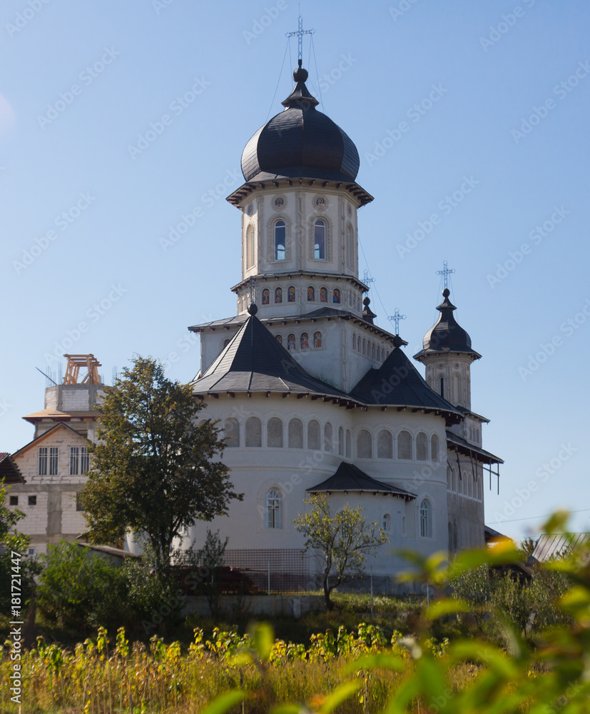 Orthodox church in Bogdanesti, Romania