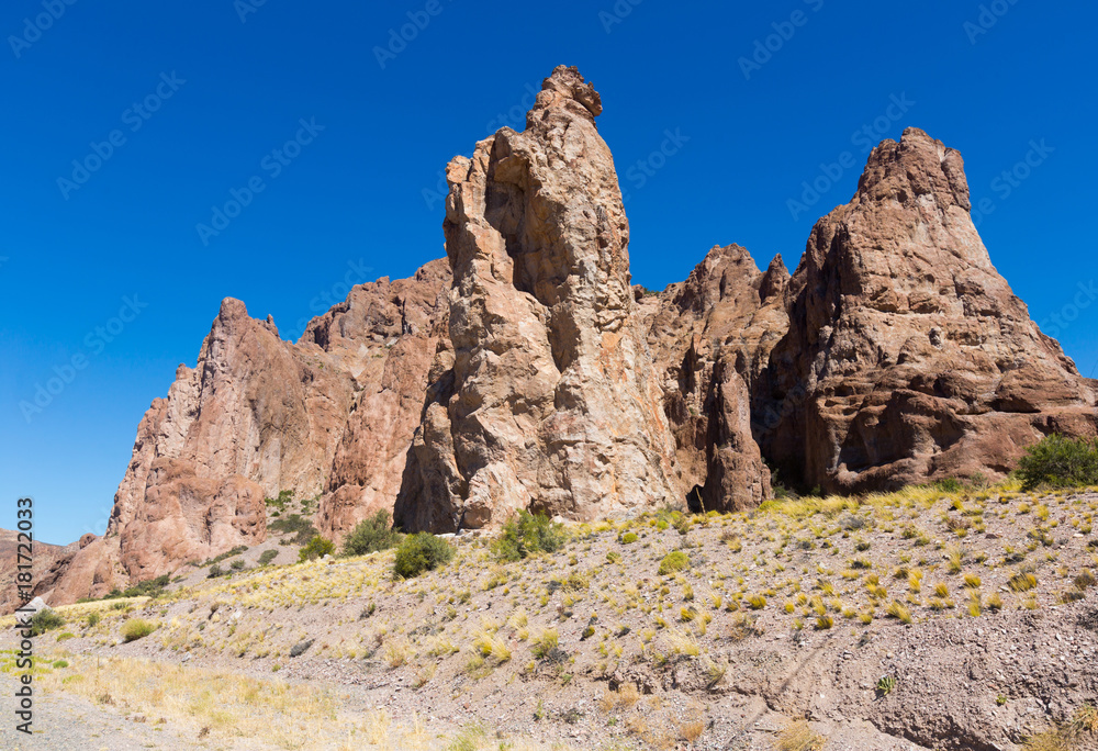 Views of landscape near RN 25, Patagonia, Argentina