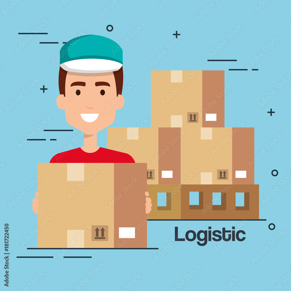 logistic service business icons vector illustration design logistic service business icons vector illustration design