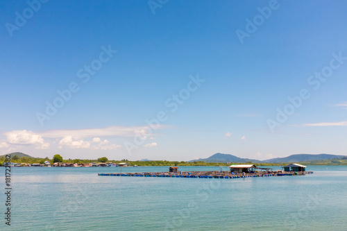 Little home on water, Sarasin bridge, Phuket Thailand photo