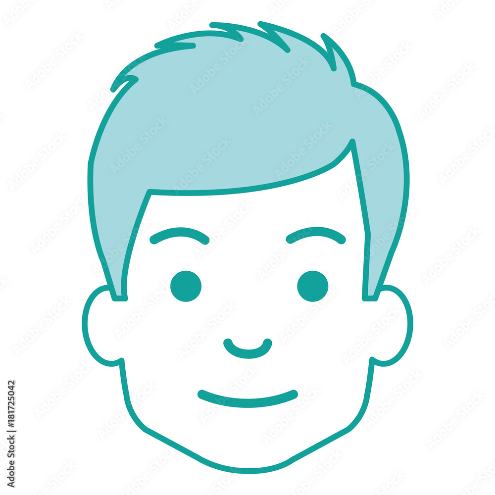 young man head avatar character vector illustration design young man head avatar character vector illustration design