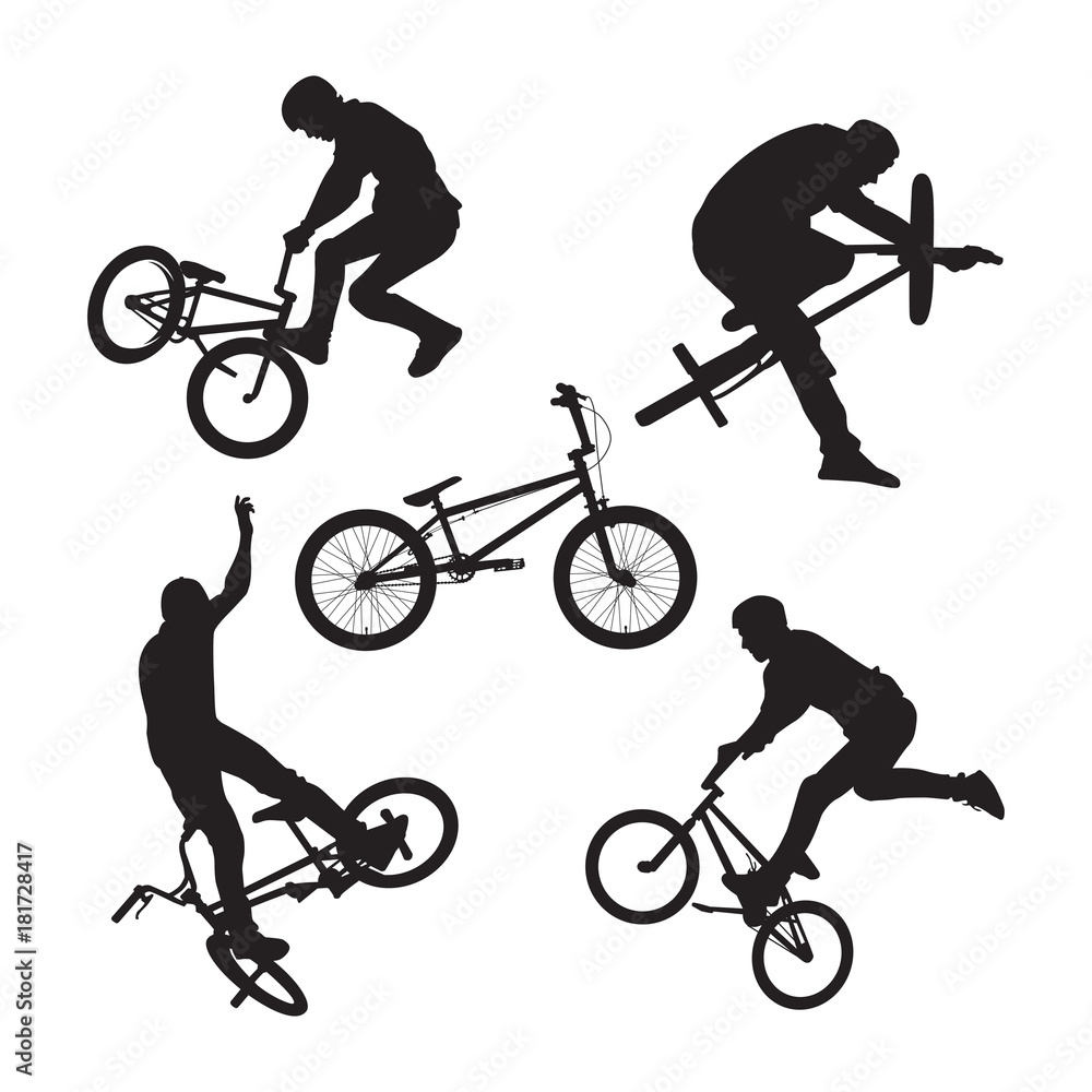 Obraz premium Bicycle silhouette