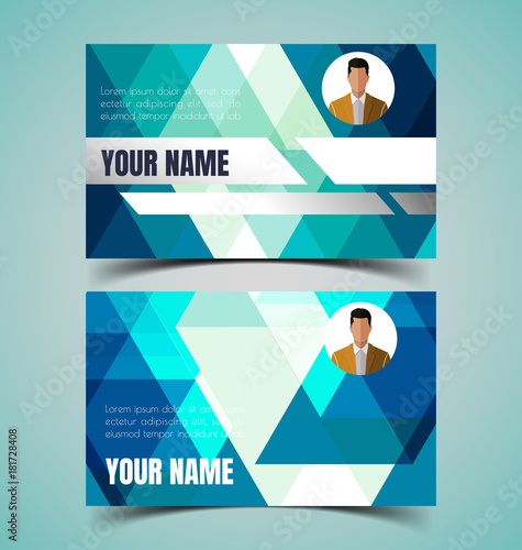 name card template3 photo