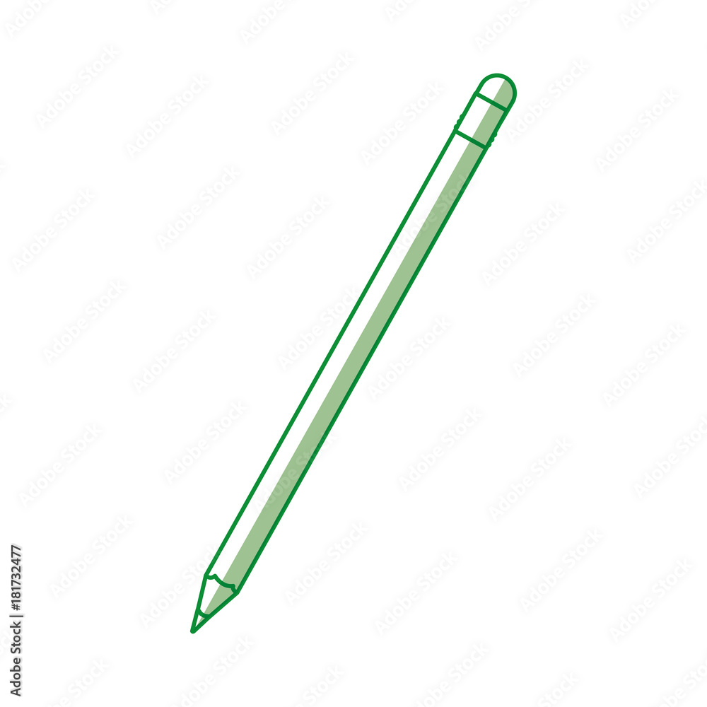shadow green pencil cartoon vector graphic design shadow green pencil cartoon vector graphic design