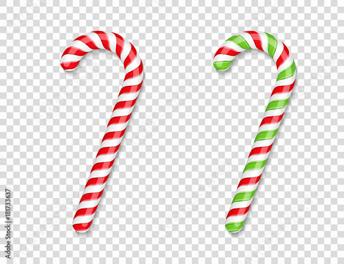 Red and Green Candy Canes