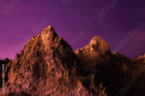 Konstfotografi Squaw Peak in Radiant Light