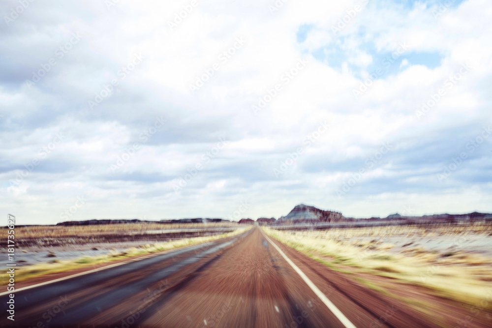 Road in prairie